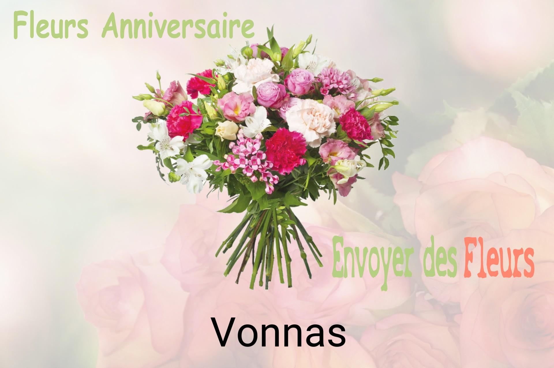 Bouquet de fleurs d’anniversaire livré à Vonnas